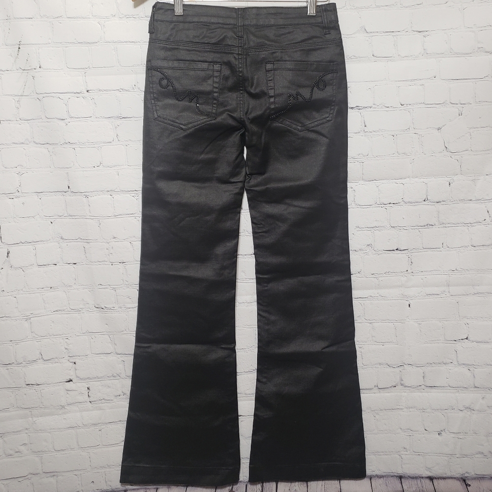 Alberto Makali NWT Sz 2 Wide Leg Shimmer Pants - Picture 2 of 14